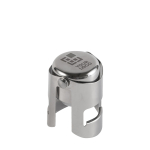 Bouchon en acier inoxydable et silicone pour bouteille Inox avec zone d'impression