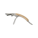 Ouvre-bouteille à trois fonctions Tire-bouchon Bambou Multifunction couleur bois cinquième vue