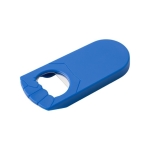 Décapsuleur en plastique et métal en forme de poing Fortis Colors couleur bleu troisième vue