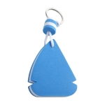 Porte-clés flotteur personnalisé en mousse en forme de goutte Drop couleur bleu troisième vue