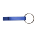 Porte-clés décapsuleur en métal brillant avec logo Functional couleur bleu première vue