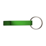 Porte-clés décapsuleur en métal brillant avec logo Functional couleur vert première vue