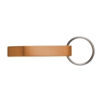 Porte-clés décapsuleur en métal brillant avec logo Functional couleur orange première vue