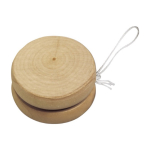 Yo-yo publicitaire en bois avec logo imprimé ou gravé