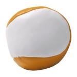 Balle de jonglage antistress personnalisée avec votre logo Juggler couleur orange quatrième vue