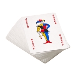 Jeu de 54 cartes en français dans boîte de présentation à offrir Joker couleur transparent onzième vue