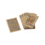 Jeu de cartes personnalisé en papier recyclé couleur marron dixième vue