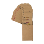 Jeu de cartes personnalisé en papier recyclé couleur marron septième vue