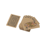 Jeu de cartes personnalisé en papier recyclé couleur marron neuvième vue