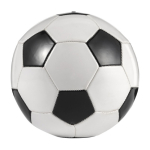 Petit ballon de football personnalisable avec logo imprimé Fútbol Mini couleur blanc/noir deuxième vue