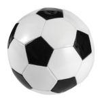 Petit ballon de football personnalisable avec logo imprimé Fútbol Mini couleur blanc/noir cinquième vue