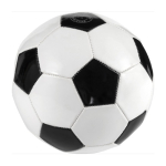 Petit ballon de football personnalisable avec logo imprimé Fútbol Mini couleur blanc/noir sixième vue