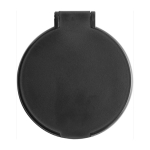 Miroir de poche publicitaire pas cher en plastique BasicStyle couleur noir deuxième vue