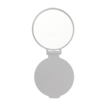 Miroir de poche publicitaire pas cher en plastique BasicStyle couleur argenté première vue