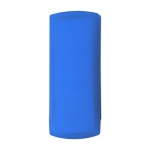 Boîte en plastique colorée et personnalisée avec 5 pansements Colors couleur bleu première vue