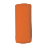Boîte en plastique colorée et personnalisée avec 5 pansements Colors couleur orange première vue