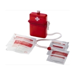 Trousse de secours étanche en plastique pour entreprise Submersible couleur rouge deuxième vue