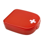 Trousse de secours personnalisable avec pansements, lingettes Urgency couleur rouge deuxième vue