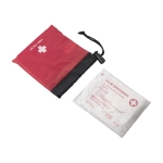 Trousse de secours avec fermeture à cordon et 10 accessoires Bag couleur rouge neuvième vue