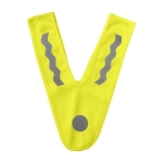 Gilet de visibilité promotionnel en V pour enfants Kids couleur jaune fluorescent première vue