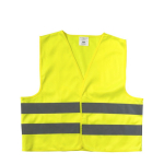 Gilet enfant haute visibilité réfléchissant en polyester taille S Mini couleur jaune