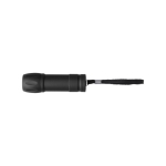 Lampe torche personnalisée avec dragonne Illuminate couleur noir troisième vue
