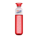 Gourde réutilisable personnalisée Dopper colorée 450 ml Original couleur rouge deuxième vue