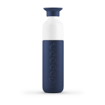 Gourde publicitaire isotherme éco avec gobelet 350 ml Dopper Insulated couleur bleu foncé première vue