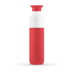 Gourde publicitaire isotherme éco avec gobelet 350 ml Dopper Insulated couleur rouge désaturé première vue