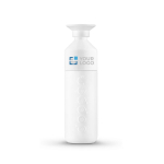 Gourde publicitaire isotherme éco avec gobelet 580 ml Dopper Insulated couleur blanc avec zone d'impression
