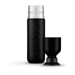 Petite gourde isotherme éco 350 ml Dopper Blazing Black Insulated couleur noir troisième vue