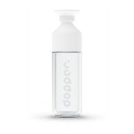 Gourde verre personnalisée avec gobelet Dopper Glass Insulated 450 ml couleur transparent première vue