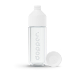 Gourde verre personnalisée avec gobelet Dopper Glass Insulated 450 ml couleur transparent deuxième vue