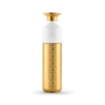 Gourde sportive en métal éco avec gobelet 490 ml Dopper Steel couleur doré première vue