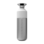 Gourde personnalisée polyvalente en aluminium 800 ml Dopper Steel couleur argenté première vue