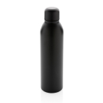 Gourde publicitaire hermique en acier recyclé 500 ml Nomad Recycled couleur noir cinquième vue