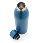 Gourde publicitaire hermique en acier recyclé 500 ml Nomad Recycled couleur bleu quatrième vue