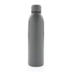 Gourde publicitaire hermique en acier recyclé 500 ml Nomad Recycled couleur gris foncé deuxième vue