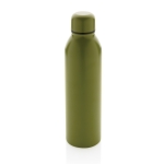 Gourde publicitaire hermique en acier recyclé 500 ml Nomad Recycled couleur vert militaire cinquième vue