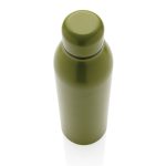 Gourde publicitaire hermique en acier recyclé 500 ml Nomad Recycled couleur vert militaire troisième vue
