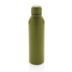 Gourde publicitaire hermique en acier recyclé 500 ml Nomad Recycled couleur vert militaire cinquième vue