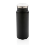 Gourde en acier recyclé avec bouchon original 600 ml Land Recycled couleur noir cinquième vue