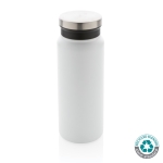 Gourde en acier recyclé avec bouchon original 600 ml Land Recycled couleur blanc