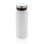 Gourde en acier recyclé avec bouchon original 600 ml Land Recycled couleur blanc cinquième vue