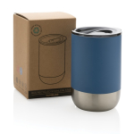 Thermos en acier avec couvercle anti-goutte 360 ml Inspire Recycled couleur bleu vue avec boîte