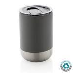 Thermos en acier avec couvercle anti-goutte 360 ml Inspire Recycled couleur gris foncé
