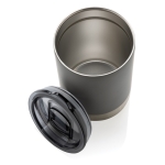 Thermos en acier avec couvercle anti-goutte 360 ml Inspire Recycled couleur gris foncé quatrième vue