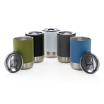 Thermos en acier avec couvercle anti-goutte 360 ml Inspire Recycled couleur gris foncé vue générale