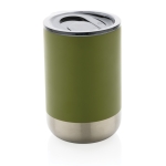 Thermos en acier avec couvercle anti-goutte 360 ml Inspire Recycled couleur vert militaire cinquième vue