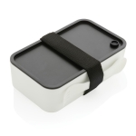 Lunch box avec fourchette en plastique recyclé 1,2L Carry Recycled couleur blanc sixième vue